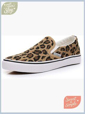 Unisex Classic Slip On Sneakers Memory Foam Comfort